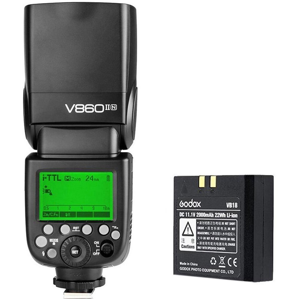 Rentals - Godox V860 II Flash Kit for Nikon Cameras