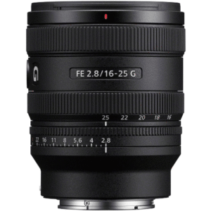 Rentals - Sony 16-25 F/2.8 Lens