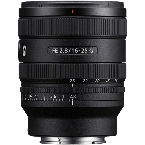 Rentals - Sony 16-25 F/2.8 Lens